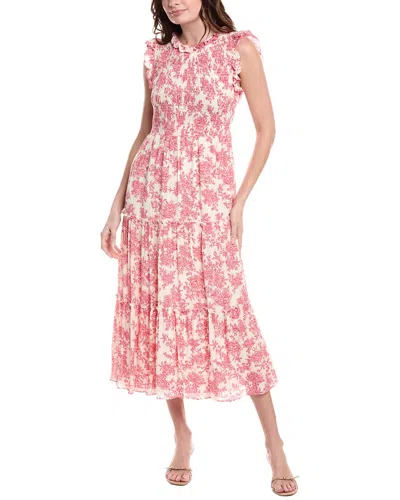 Nanette Lepore Midi Dress In Red