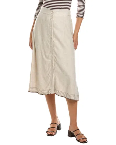 Nanette Lepore Midi Skirt In Neutral