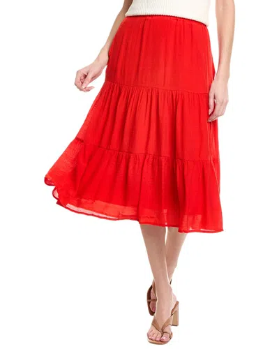 Nanette Lepore Midi Skirt In Red