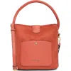 Nanette Lepore Mixed Media Shoulder Bag In Pumpkin Spice