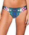Nanette Lepore Moderate Bikini Bottom In Habanera In Multi