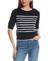 Nanette Lepore Nanette By  Pearl Bead Top In Blue