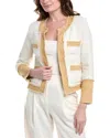 Nanette Lepore Nanette  Tweed Jacket In White