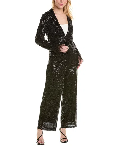 Nanette Lepore Nanette  2pc Jacket & Pant Suit Set In Black