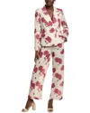 Nanette Lepore Nanette  2pc Linen-blend Jacket & Pant Set