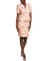 Nanette Lepore Nanette  2pc Linen-blend Shirt & Skirt Set