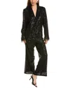 Nanette Lepore 2pc Jacket & Pant Suit Set In Black