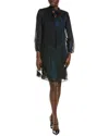 Nanette Lepore Nanette  Accordion Pleated Mini Dress In Multi