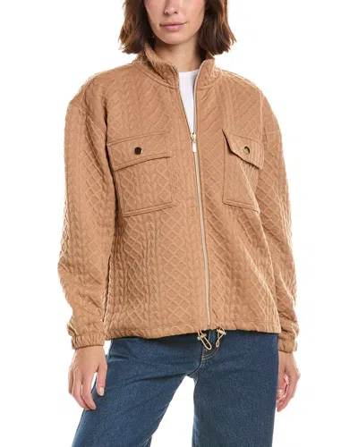 Nanette Lepore Nanette  Cable Quilted Cardigan