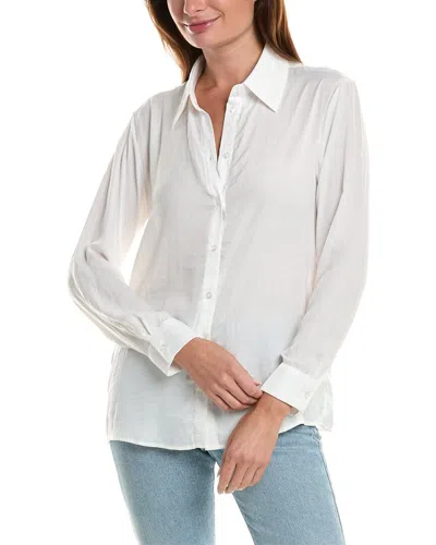 Nanette Lepore Nanette  Charmeuse Shirt In White