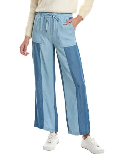Nanette Lepore Nanette  Contrast Drawstring Pant In Blue