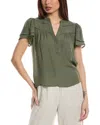 NANETTE LEPORE NANETTE NANETTE LEPORE FLUTTER SLEEVE BLOUSE