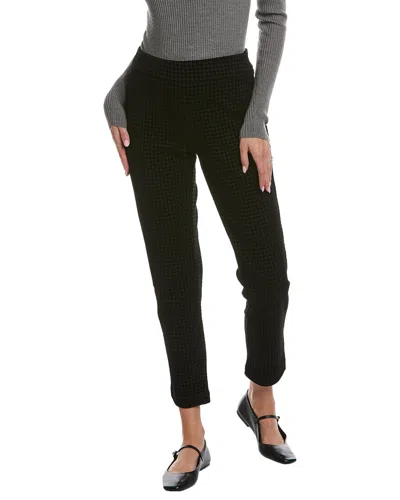 Nanette Lepore Nanette  Kathy Flocked Ponte Pant In Black