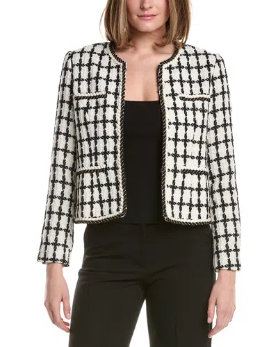 Nanette Lepore Nanette  Knit Jacket In White