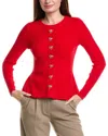 Nanette Lepore Nanette  Knit Sweater In Red