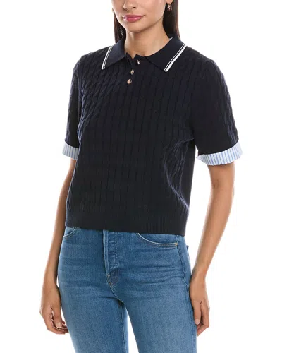 Nanette Lepore Nanette  Knit Top In Black