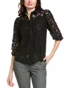 Nanette Lepore Lace Blouse In Black