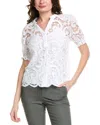 Nanette Lepore Lace Top In White