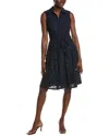 Nanette Lepore Lace Midi Dress In Blue