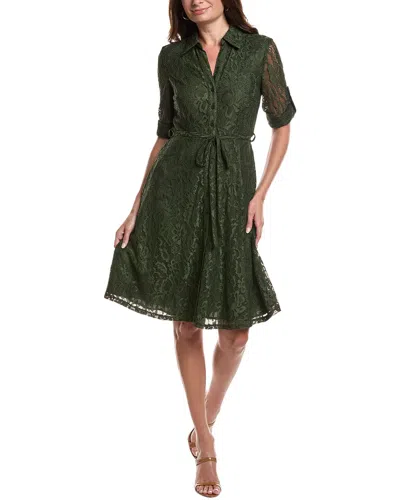 Nanette Lepore Nanette  Lace Midi Dress In Green