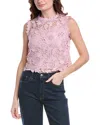 Nanette Lepore Lace Top In Pink