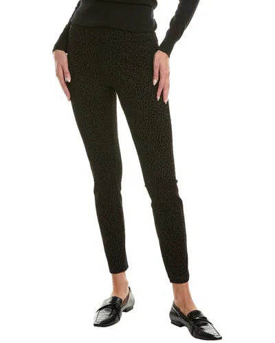 Nanette Lepore Nanette  Leopard Flocked Pant In Black
