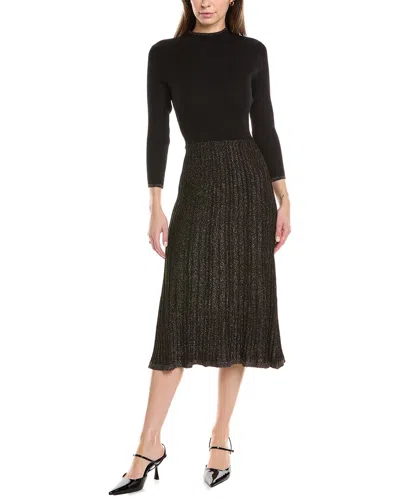 Nanette Lepore Nanette  Lurex Sweaterdress In Black