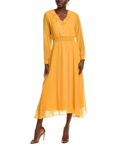 Nanette Lepore Nanette  Madeline Clip Dot Midi Dress