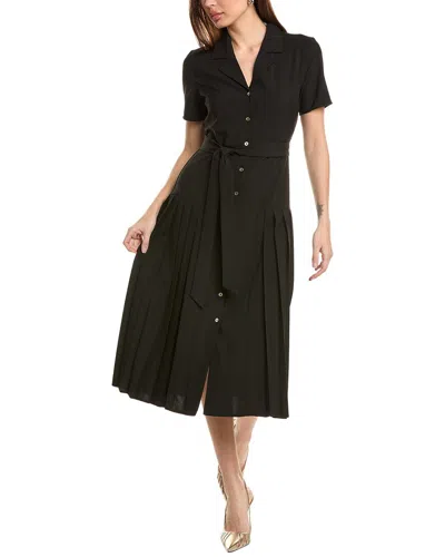 Nanette Lepore Nanette  Women's Belted Midi Shirtdress In Black