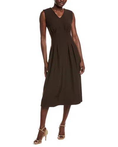 Nanette Lepore Nanette  Midi Dress In Brown