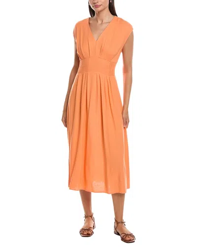 Nanette Lepore Nanette  Midi Dress In Orange