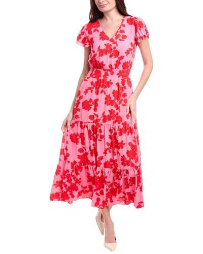 Nanette Lepore Midi Dress In Red