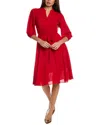 Nanette Lepore Nanette  Midi Dress In Red