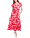 Nanette Lepore Midi Dress In Red