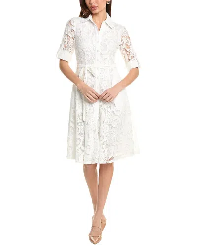 Nanette Lepore Nanette Midi Dress In White | ModeSens