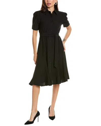 Nanette Lepore Nanette  Midi Shirtdress In Black
