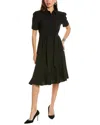 Nanette Lepore Belted Shirtdress In Black