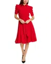 Nanette Lepore Nanette  Midi Shirtdress In Red