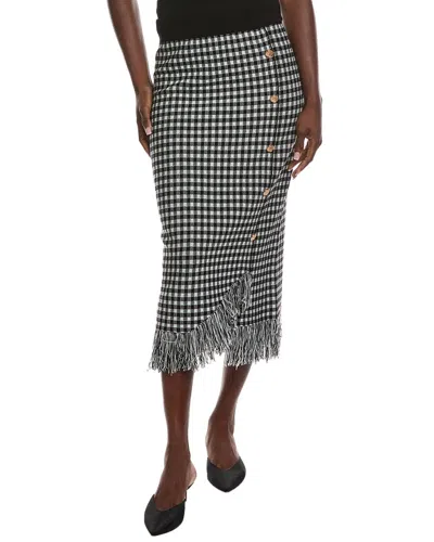 Nanette Lepore Midi Skirt In Black