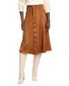 Nanette Lepore Midi Skirt In Brown