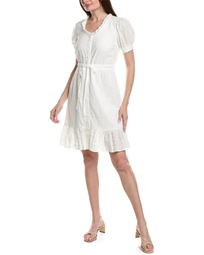 Nanette Lepore Nanette  Mila Eyelet Mini Dress In White