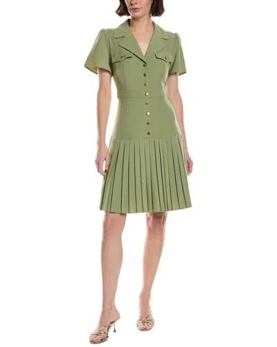 Nanette Lepore Mini Shirtdress In Green