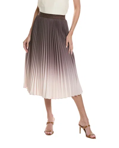 Nanette Lepore Nanette  Ombre A-line Skirt In Brown