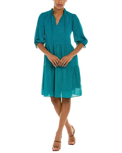 Nanette Lepore Nanette  Paisley Mini Dress In Blue