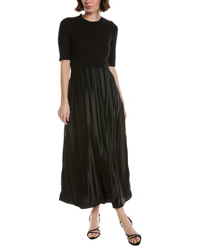 Nanette Lepore Pleated Midi Dress In Black