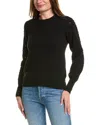 NANETTE LEPORE NANETTE NANETTE LEPORE POINTELLE SLEEVE SWEATER