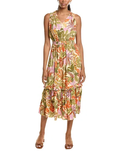 Nanette Lepore Nanette  Printed Midi Dress In Multi