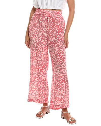 Nanette Lepore Nanette  Printed Pant In Red