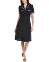 Nanette Lepore Ric Rac Shirtdress In Blue
