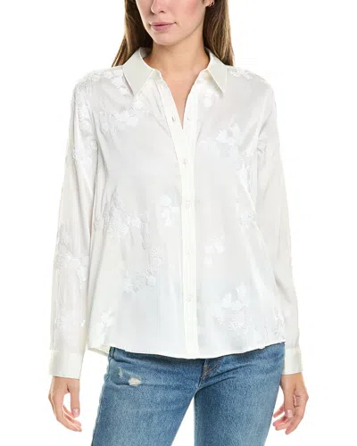 Nanette Lepore Nanette  Sequin Blouse In White